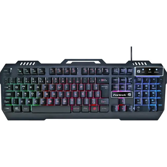 Mouse Gamer Rgb Para Jogo Fortrek Crusader 7200dpi 125hz - LOJA